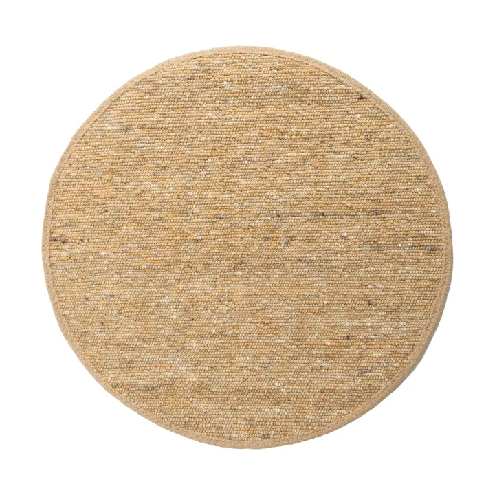 Sierrafil round rug - Gold no. 261, Ø250 cm - Tisca