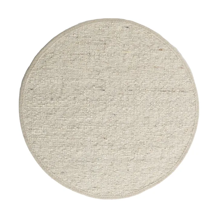 Sierrafil round rug - Natural white no. 11, Ø300 cm - Tisca