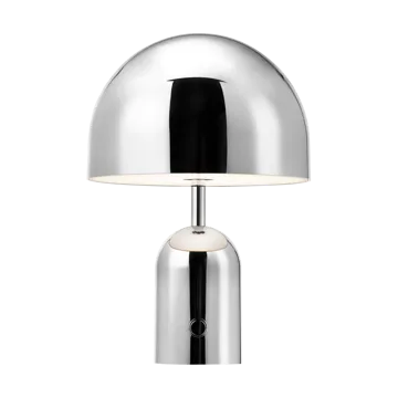 Bell portable LED table lamp 28 cm - Silver - Tom Dixon