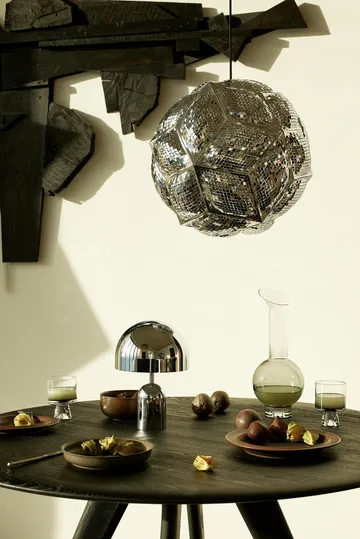 Bell portable LED table lamp 28 cm - Silver - Tom Dixon