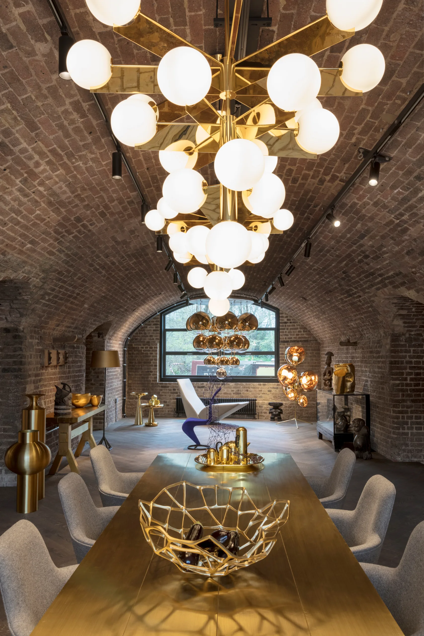 Bone bowl, Brass, L Tom Dixon