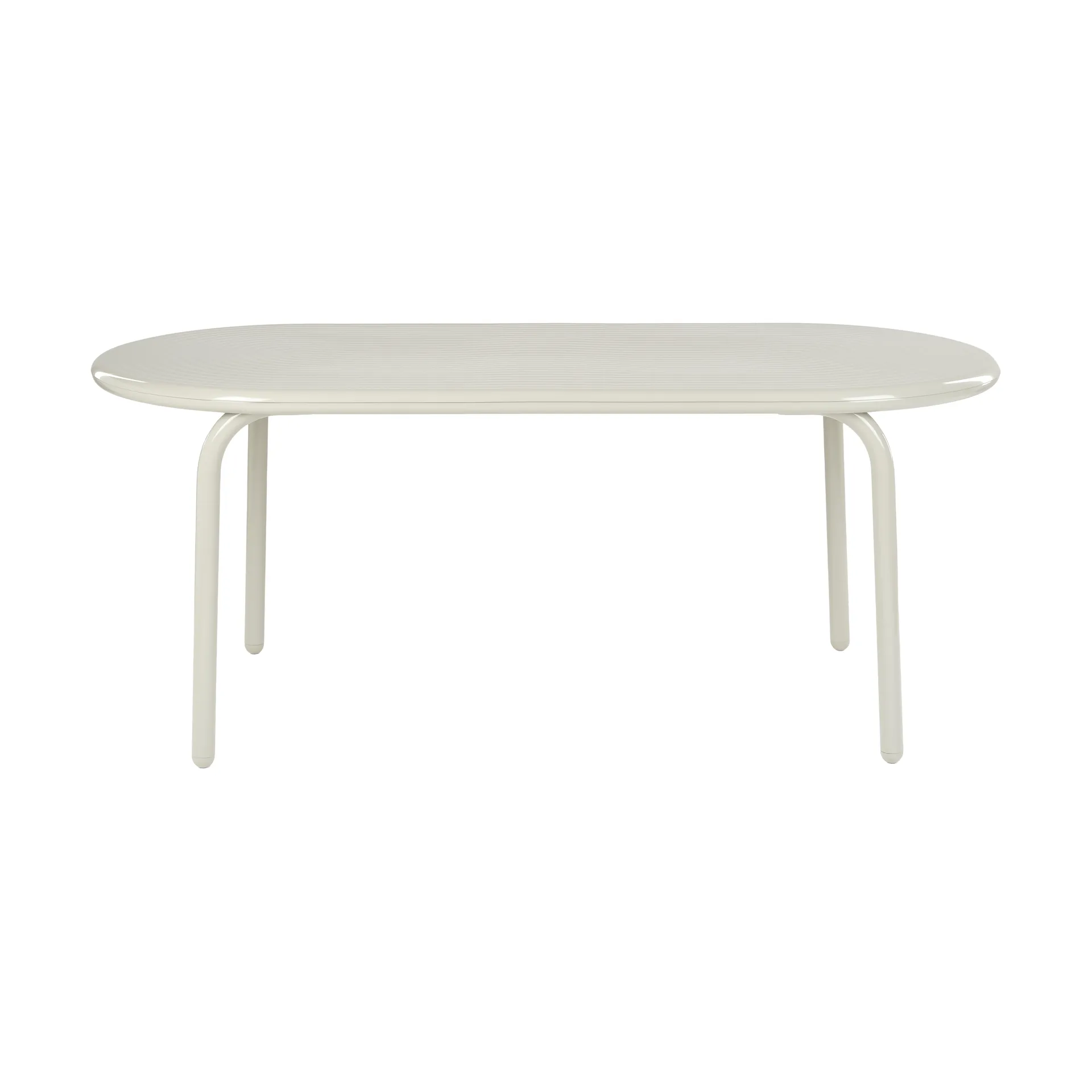 Groove Obround dining table - Putty, 86x186 cm Tom Dixon