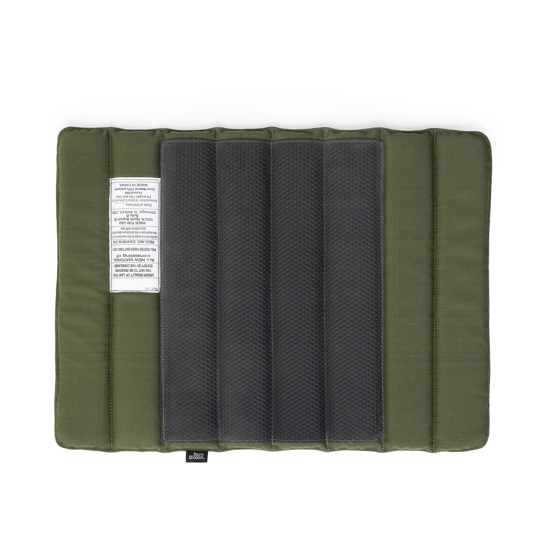 Groove seat cushion, Moss Tom Dixon