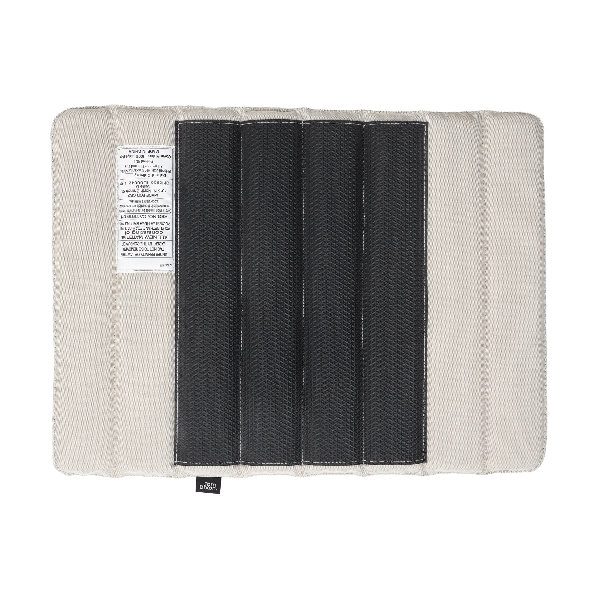 Groove seat cushion, Putty Tom Dixon