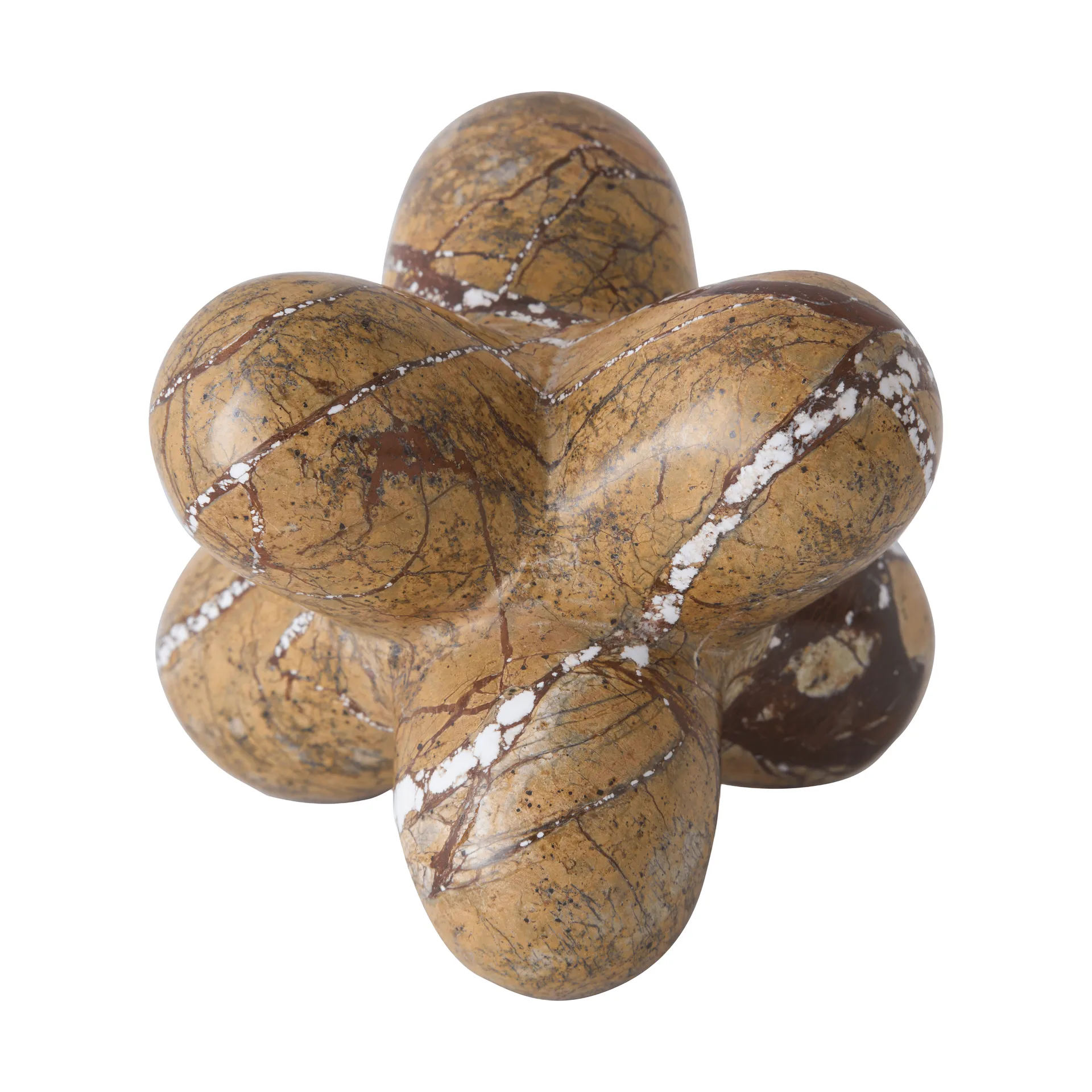 Jack decorative object, Forest brown marble, 10x8.5 cm Tom Dixon