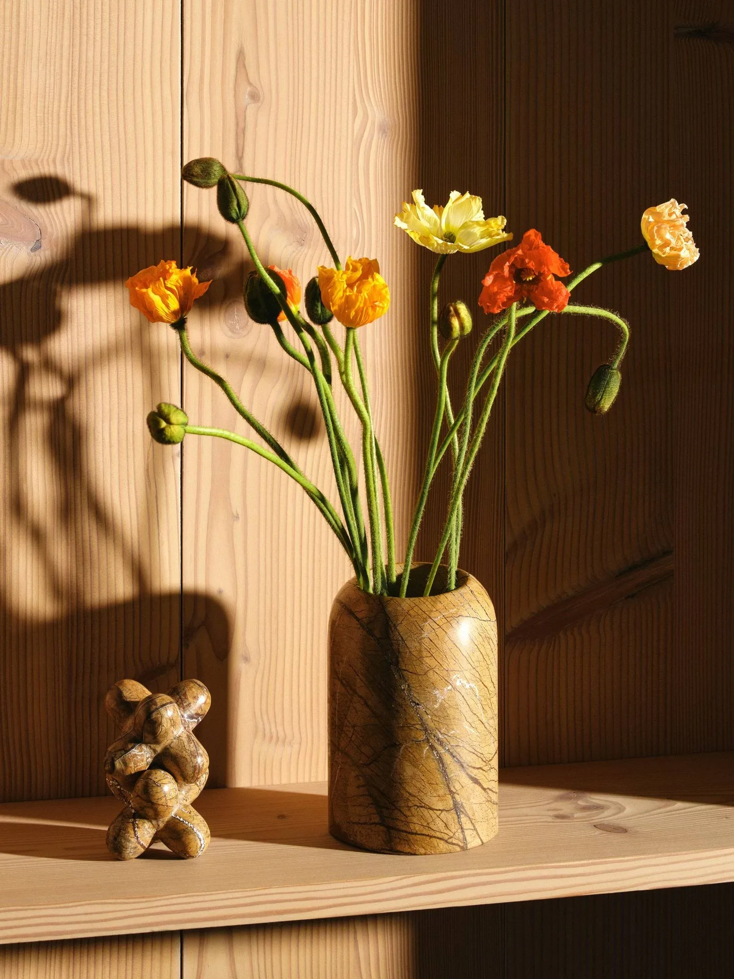 Jack decorative object, Forest brown marble, 10x8.5 cm Tom Dixon