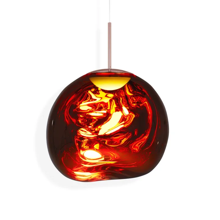 Melt LED pendant light - Copper, medium 50x50 cm - Tom Dixon