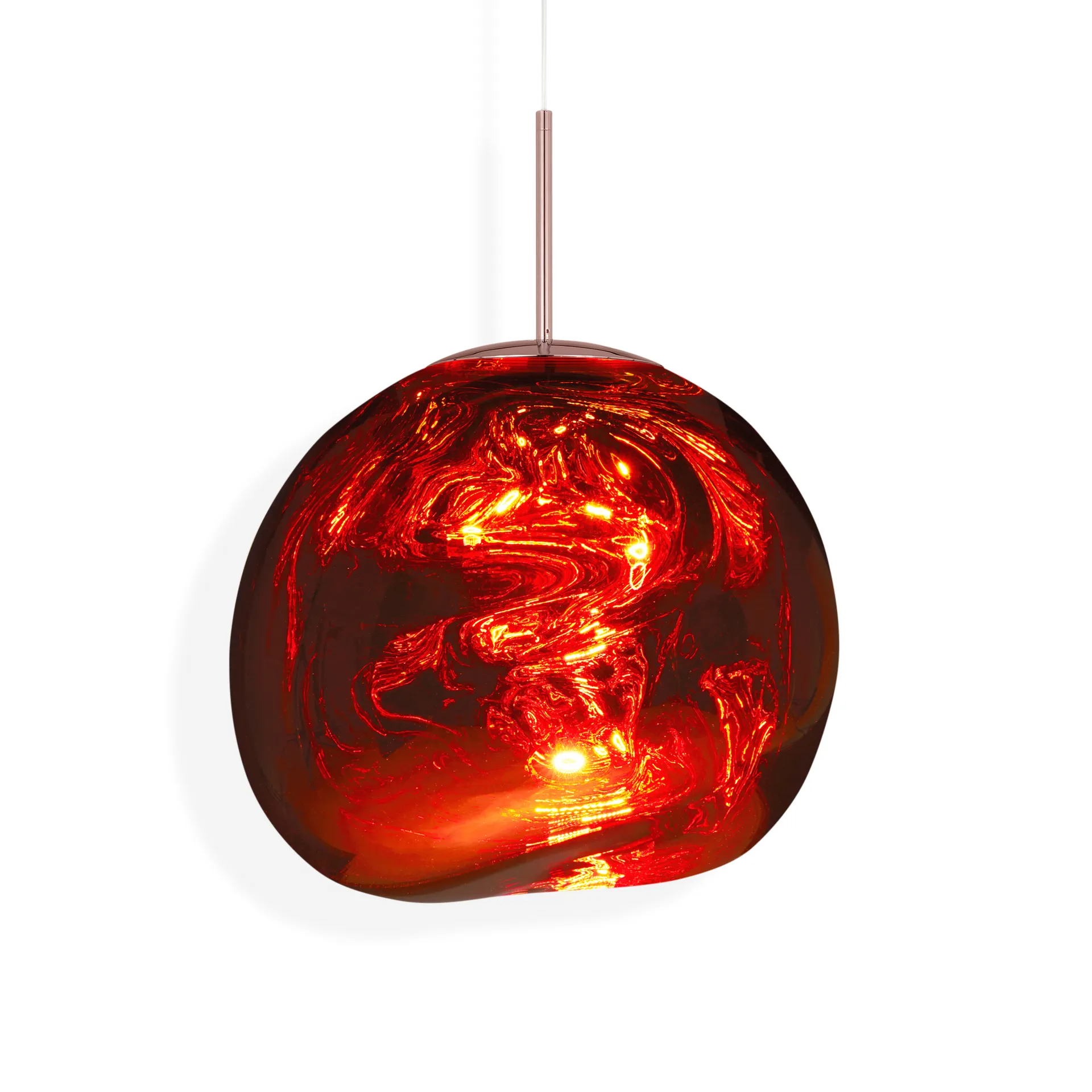 Melt LED pendant light, Copper, medium 50x50 cm Tom Dixon