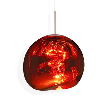 Melt LED pendant light - Copper, medium 50x50 cm - Tom Dixon
