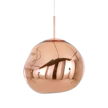 Melt LED pendant light - Copper, medium 50x50 cm - Tom Dixon