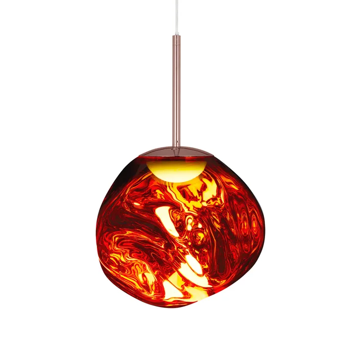 Melt LED pendant light - Copper, mini 27x28 cm - Tom Dixon