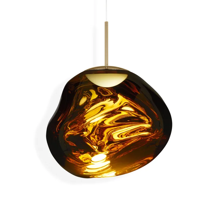 Melt LED pendant light - Gold, medium 50x50 cm - Tom Dixon