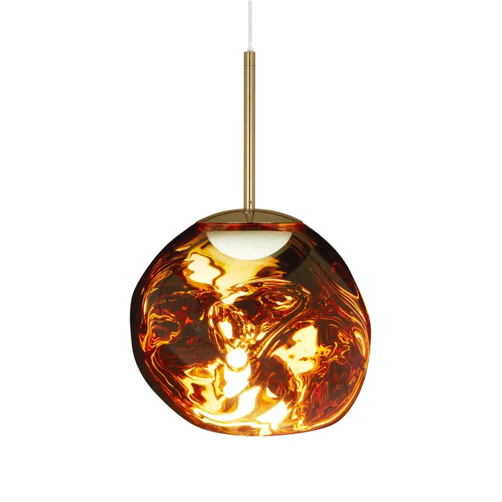 Melt LED pendant light - Gold, mini 27x28 cm - Tom Dixon
