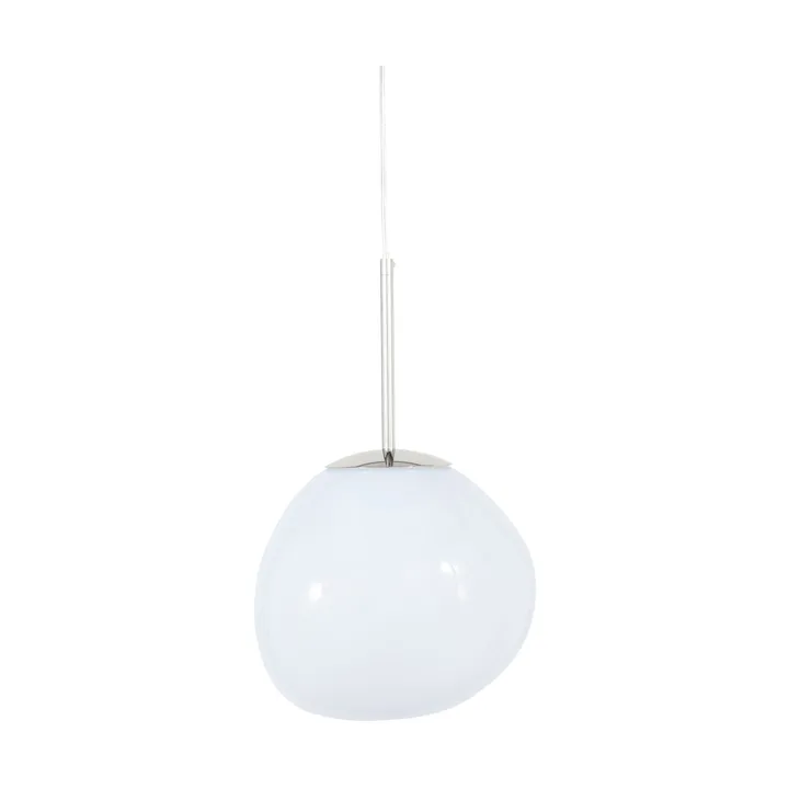 Melt LED pendant light - Opal-silver, mini 27x28 cm - Tom Dixon