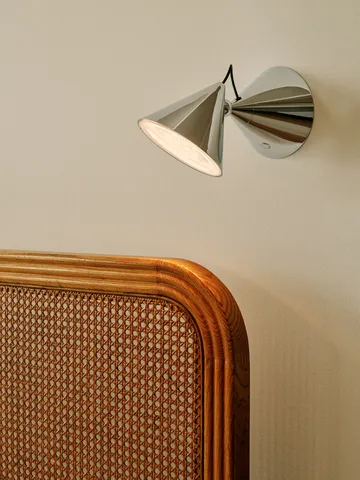 Pose Surface wall lamp - Silver - Tom Dixon