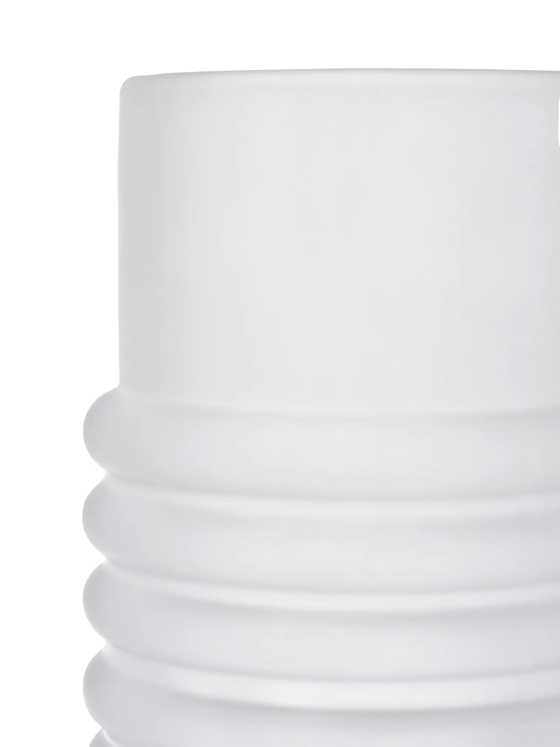 Press Large vase, Frosted Tom Dixon