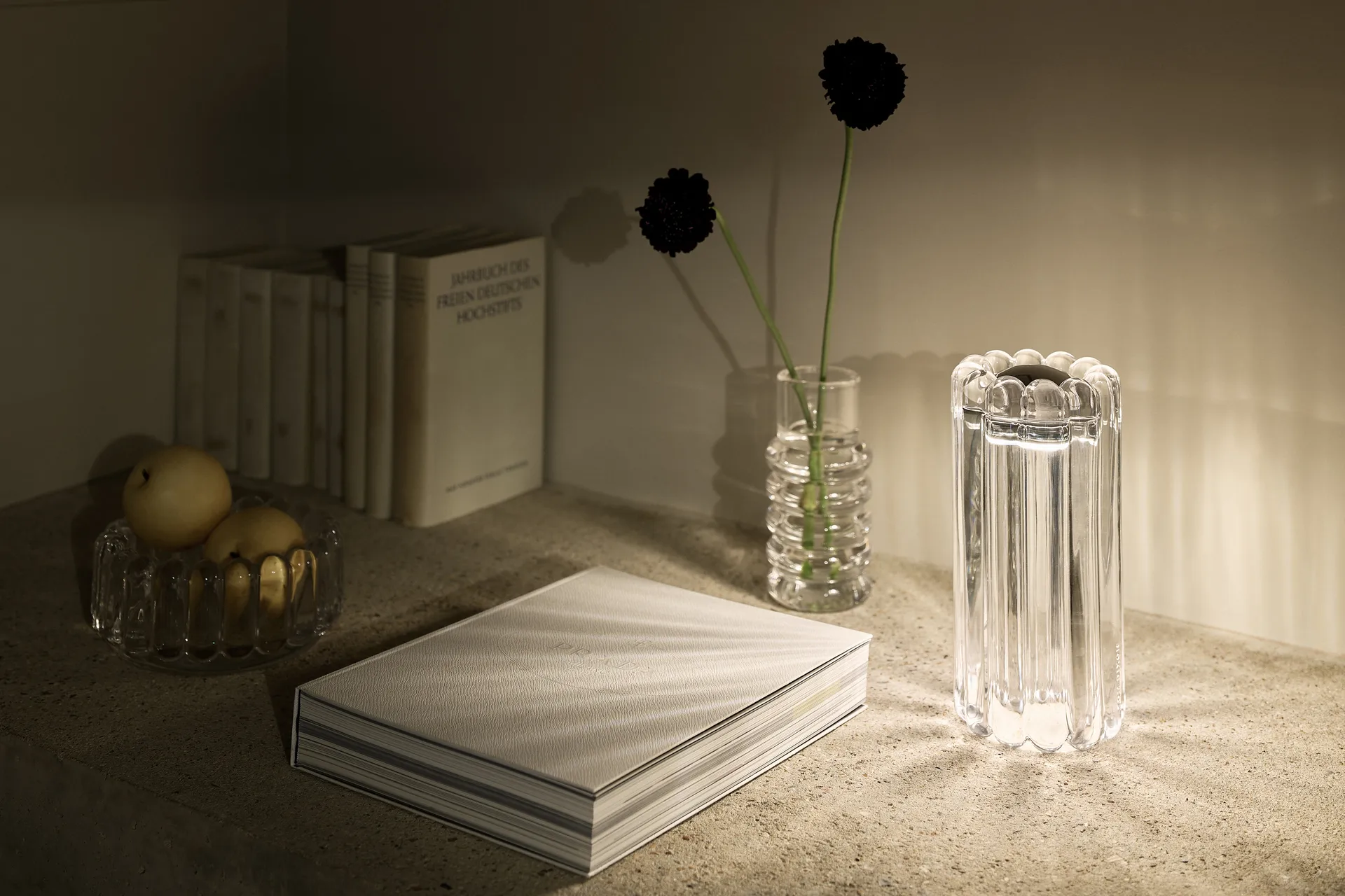 Press Stem vase, clear Tom Dixon