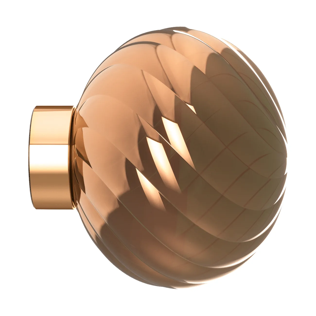 Whirl wall lamp Ø30 cm, Copper Tom Dixon