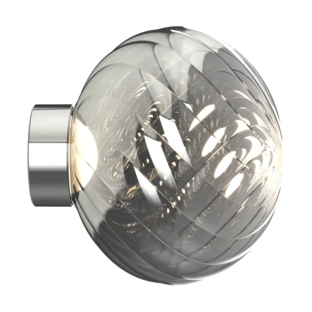 Whirl wall lamp Ø30 cm, Silver Tom Dixon