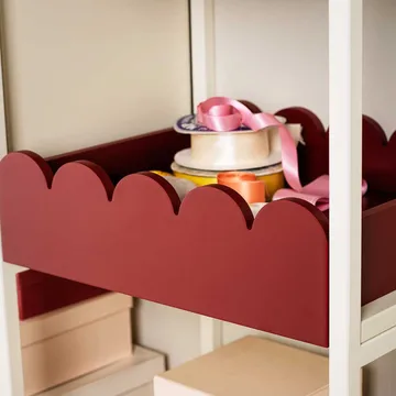 Bump tray 35x41 cm - Burgundy - TÔNN furniture