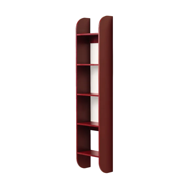 Flaneaur wall shelf 27x128 cm - Burgundy - TÔNN furniture