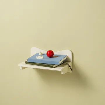 Patsy wall shelf 15x30 cm - Off-white - TÔNN furniture