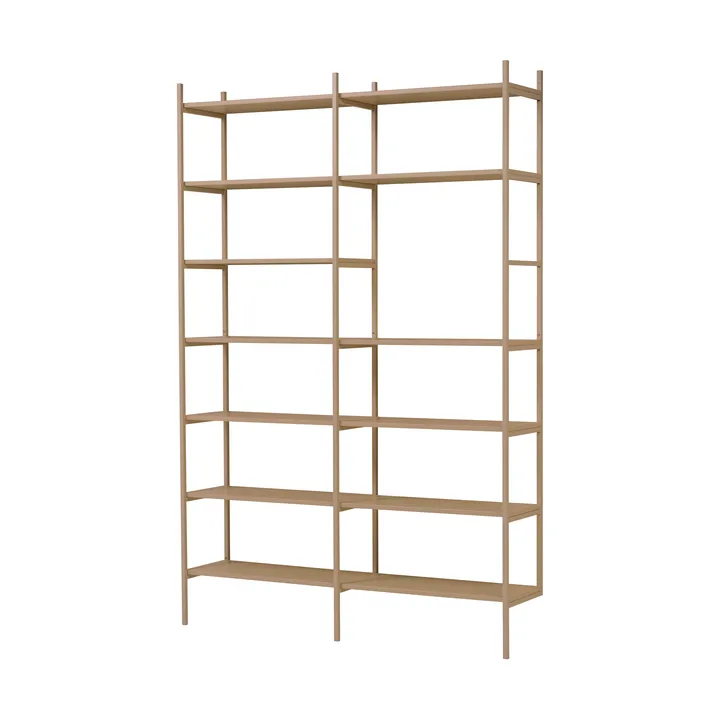 Portal bookcase, Camel, 158 cm - TÔNN furniture