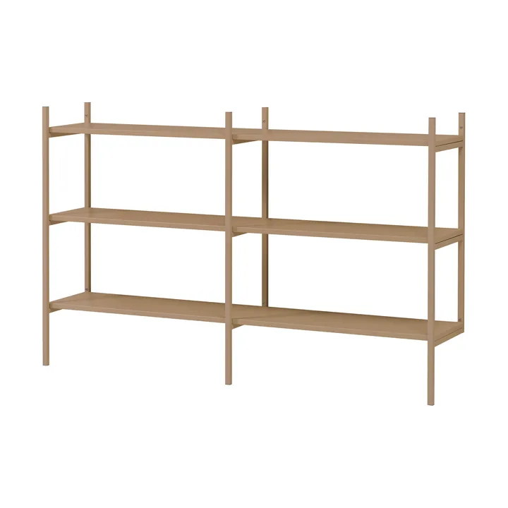 Portal bookcase small, Camel, 158 cm - TÔNN furniture