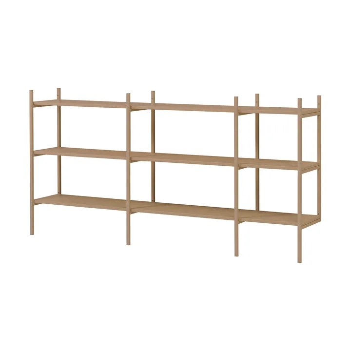 Portal bookcase small, Camel, 201 cm - TÔNN furniture