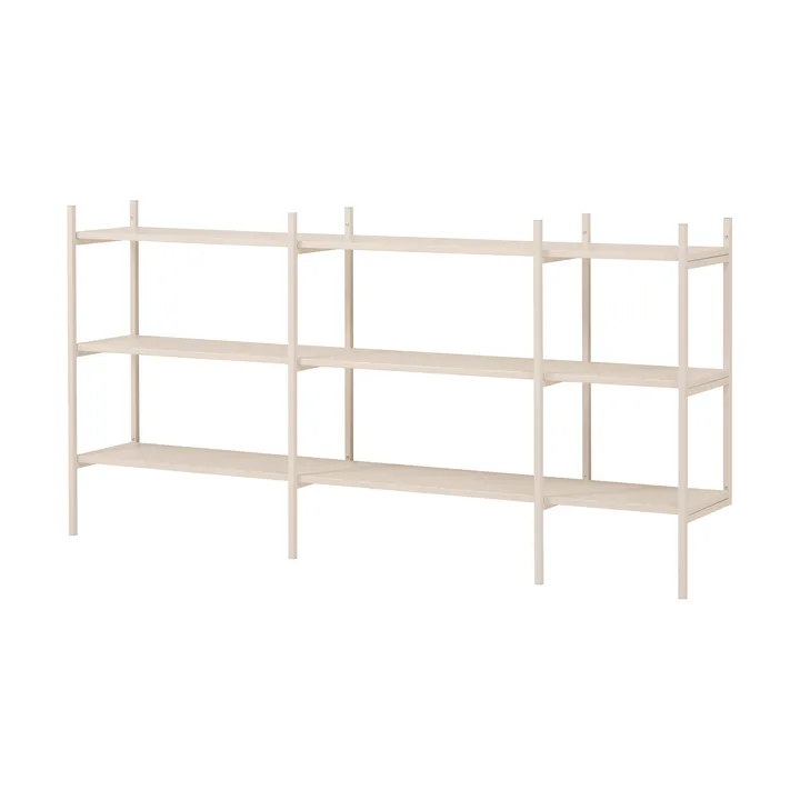 Portal bookcase small, Off white, 201 cm - TÔNN furniture