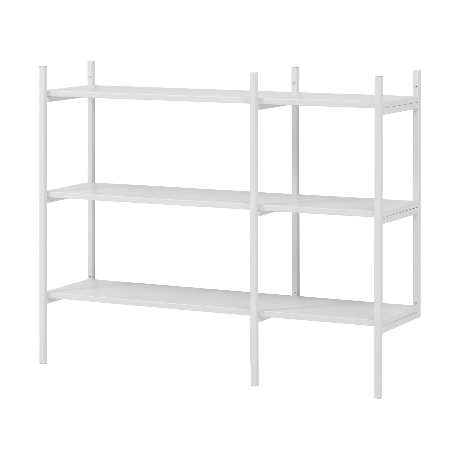 Portal bookcase small, White, 123 cm TÔNN furniture