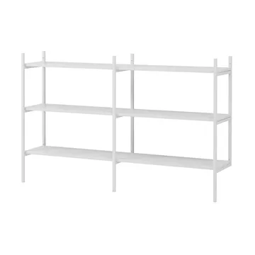 Portal bookcase small, White, 158 cm - TÔNN furniture
