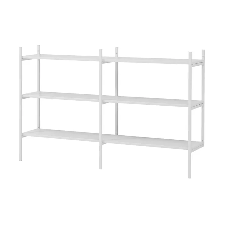 Portal bookcase small, White, 158 cm - TÔNN furniture