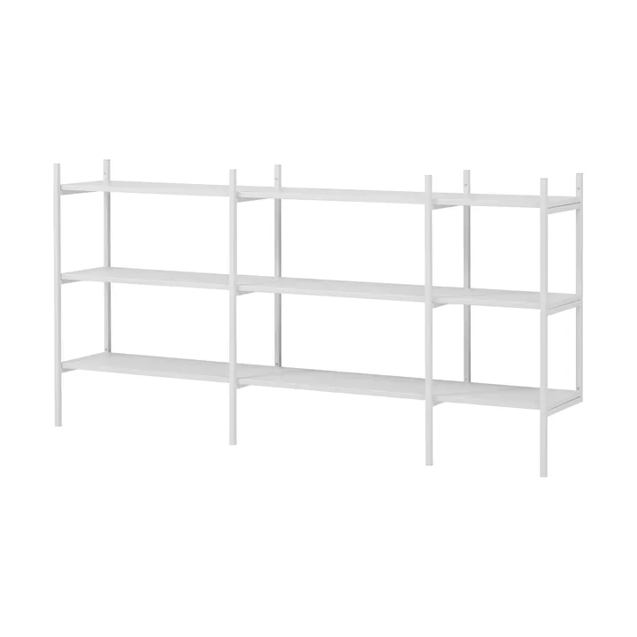 Portal bookcase small, White, 201 cm - TÔNN furniture