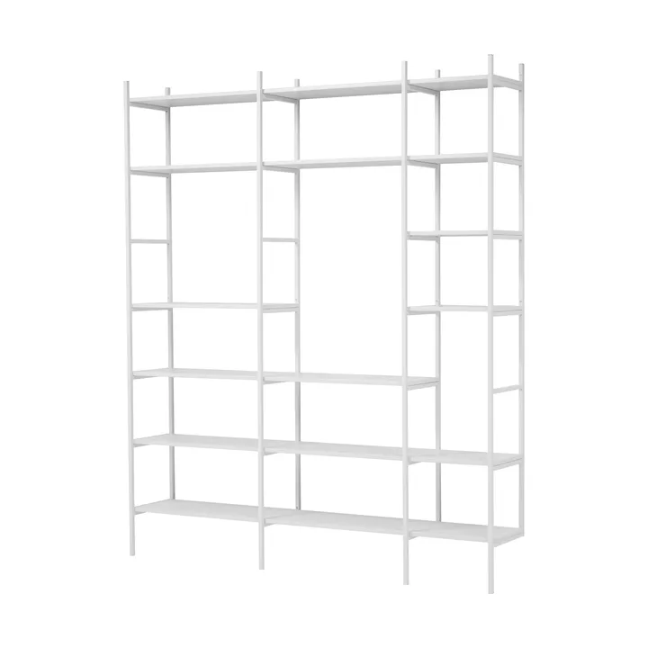 Portal bookcase, White, 201 cm - TÔNN furniture