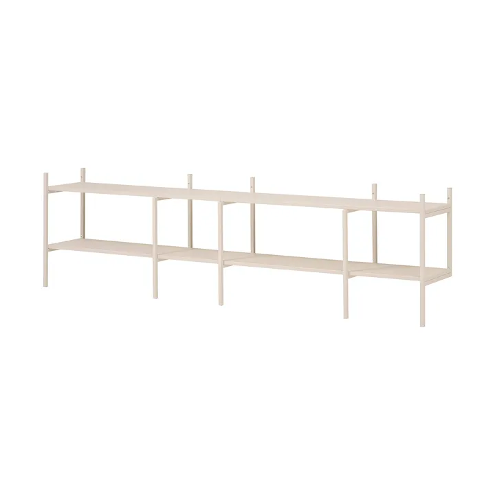 Portal TV bench, Off white, 244 cm - TÔNN furniture