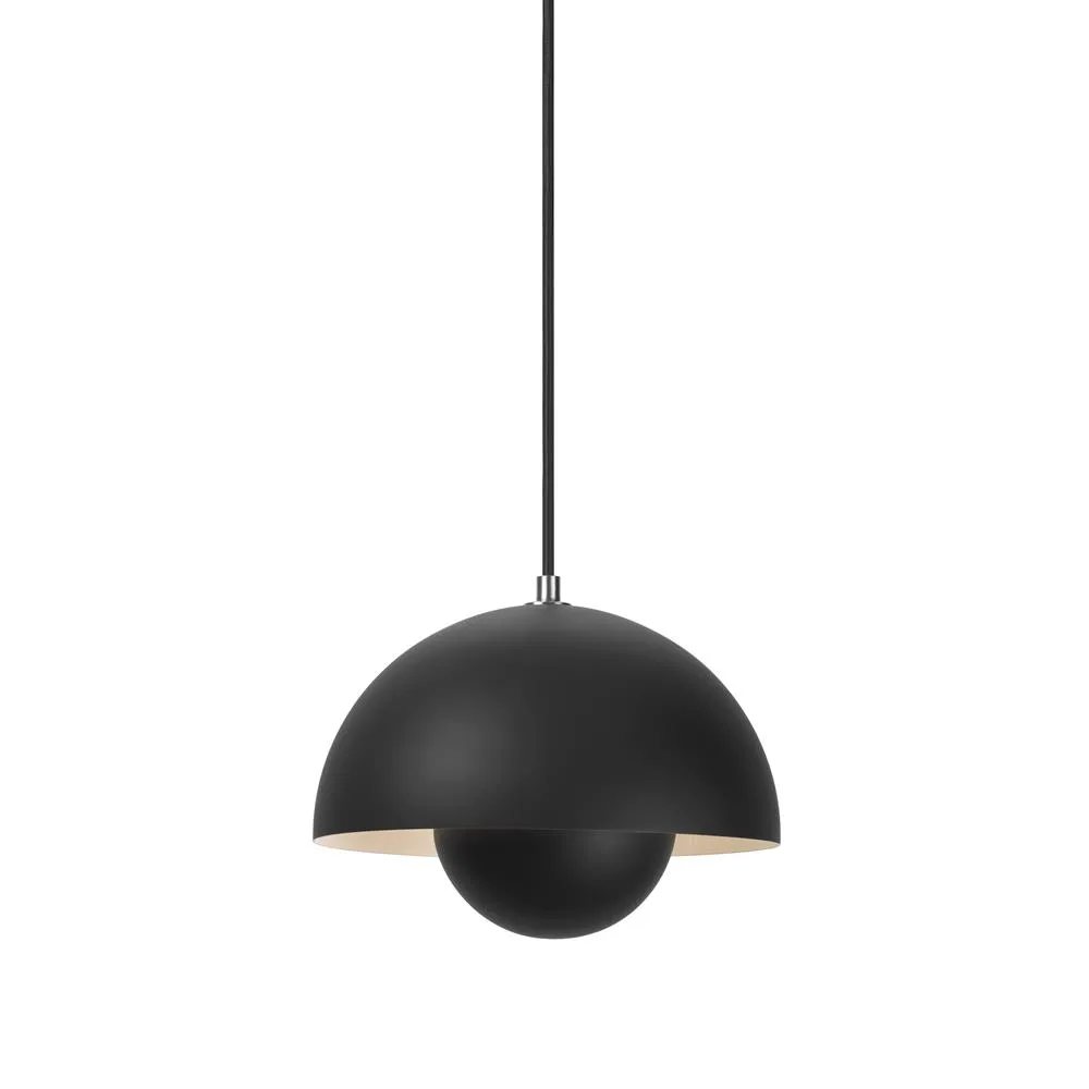Flowerpot VP1 pendant lamp, matte black &Tradition