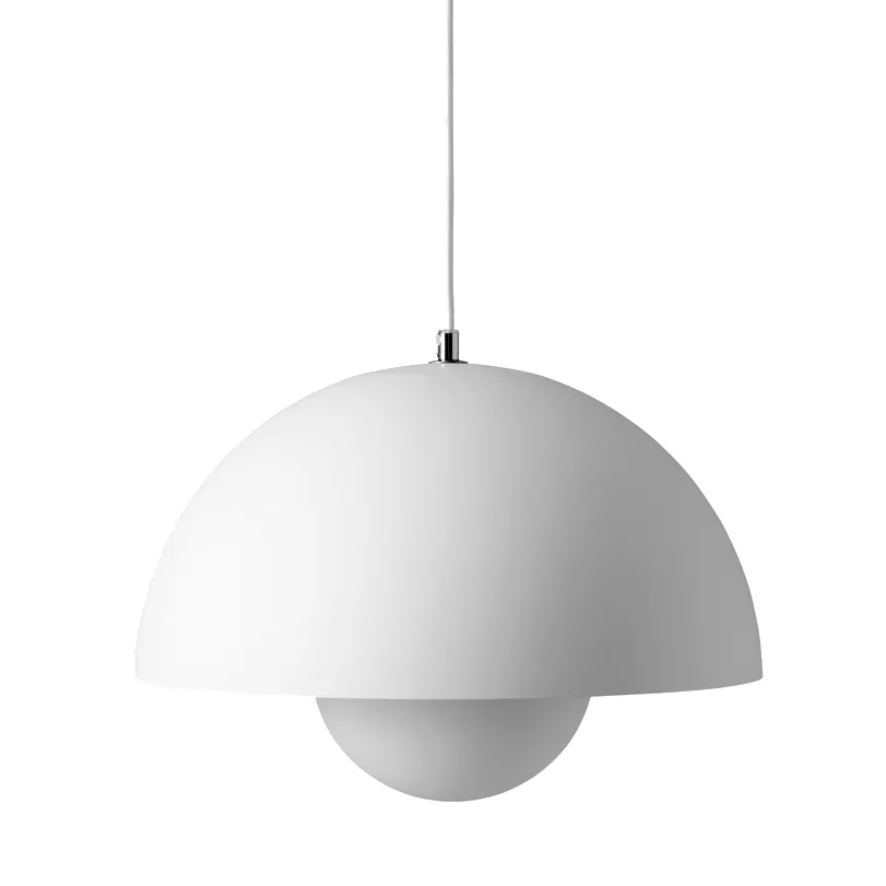 Flowerpot VP7 pendant lamp, matte white &Tradition