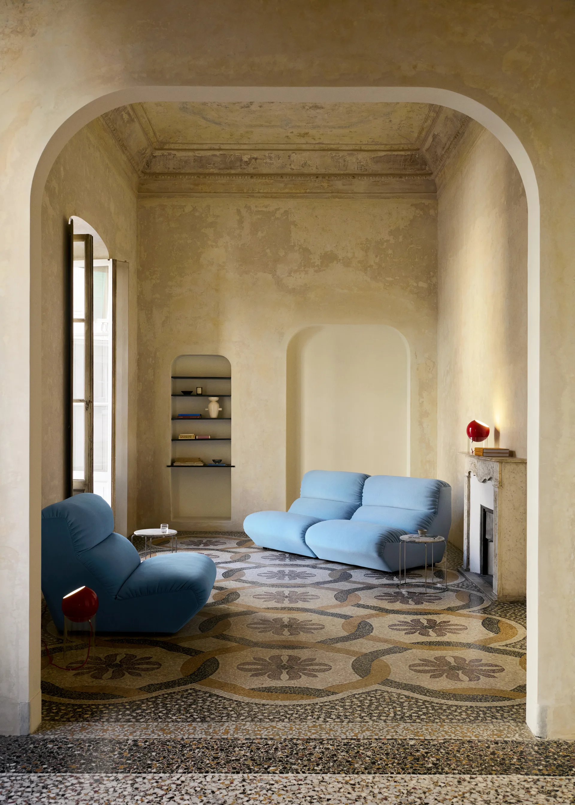 Hi Lo modular sofa configuration A Gentle 0733 &Tradition