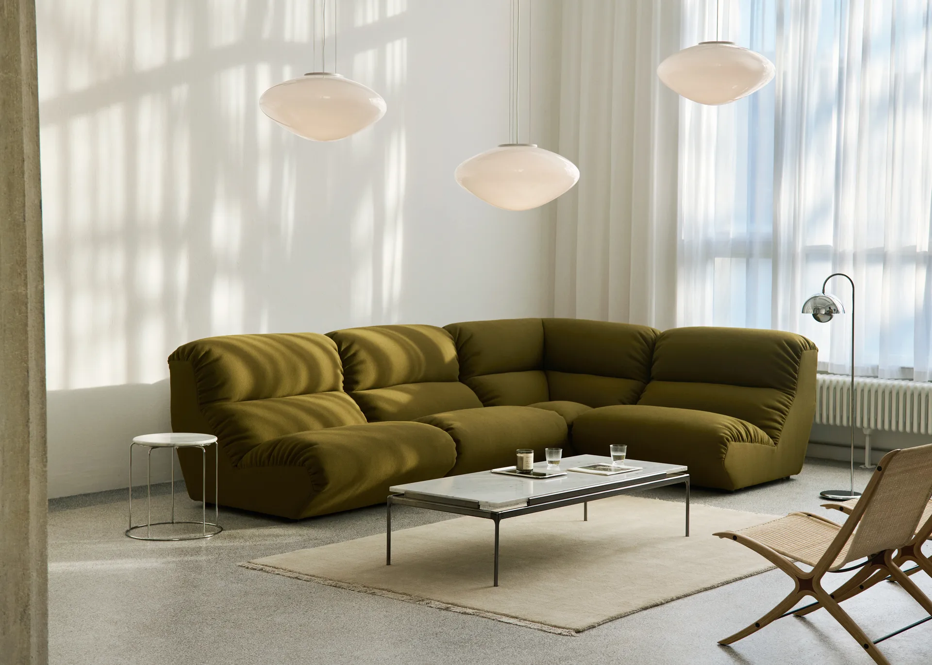 Hi Lo modular sofa configuration E Mylla 0971 &Tradition