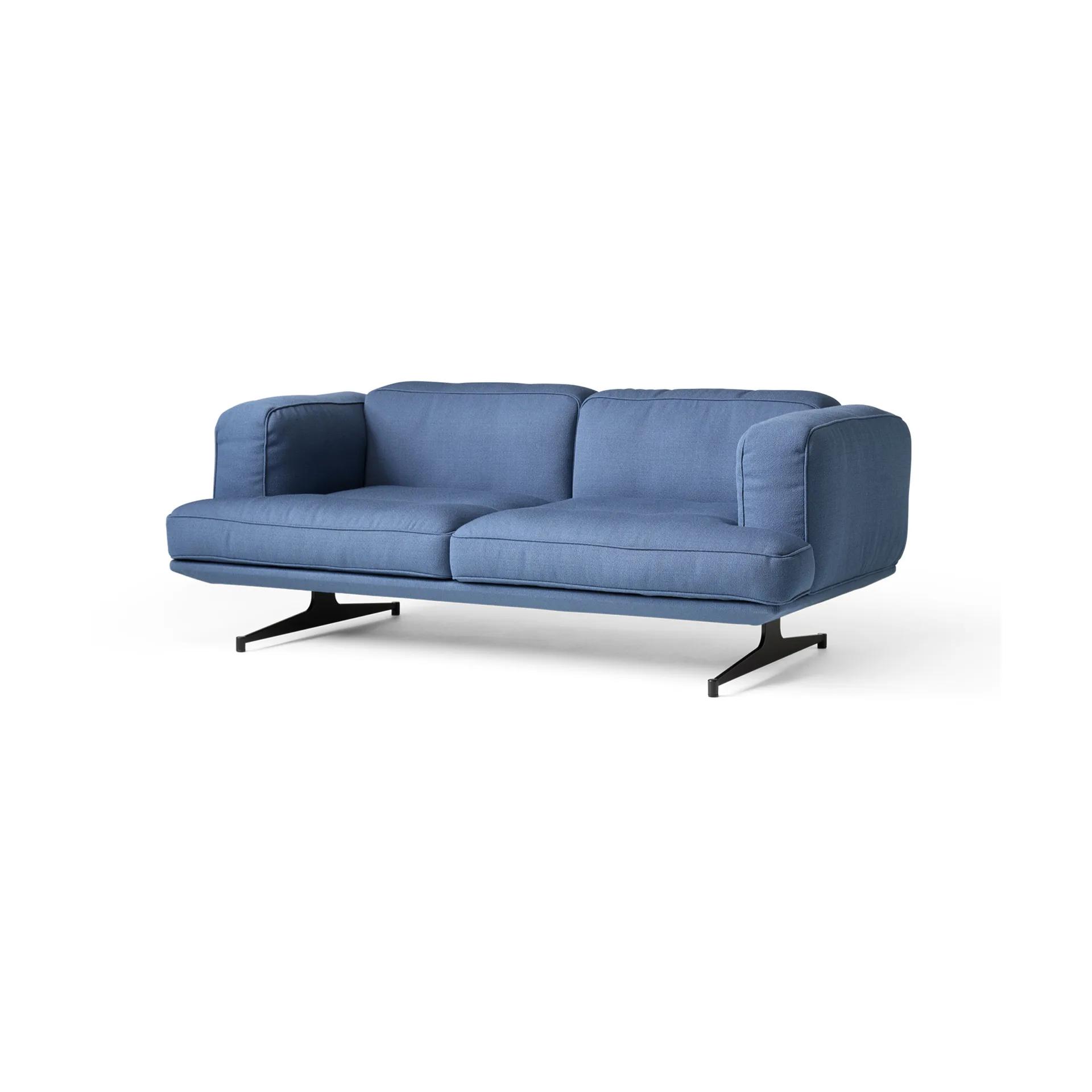 Inland AV22 sofa 2-seater, Vidar 733-warm black &Tradition