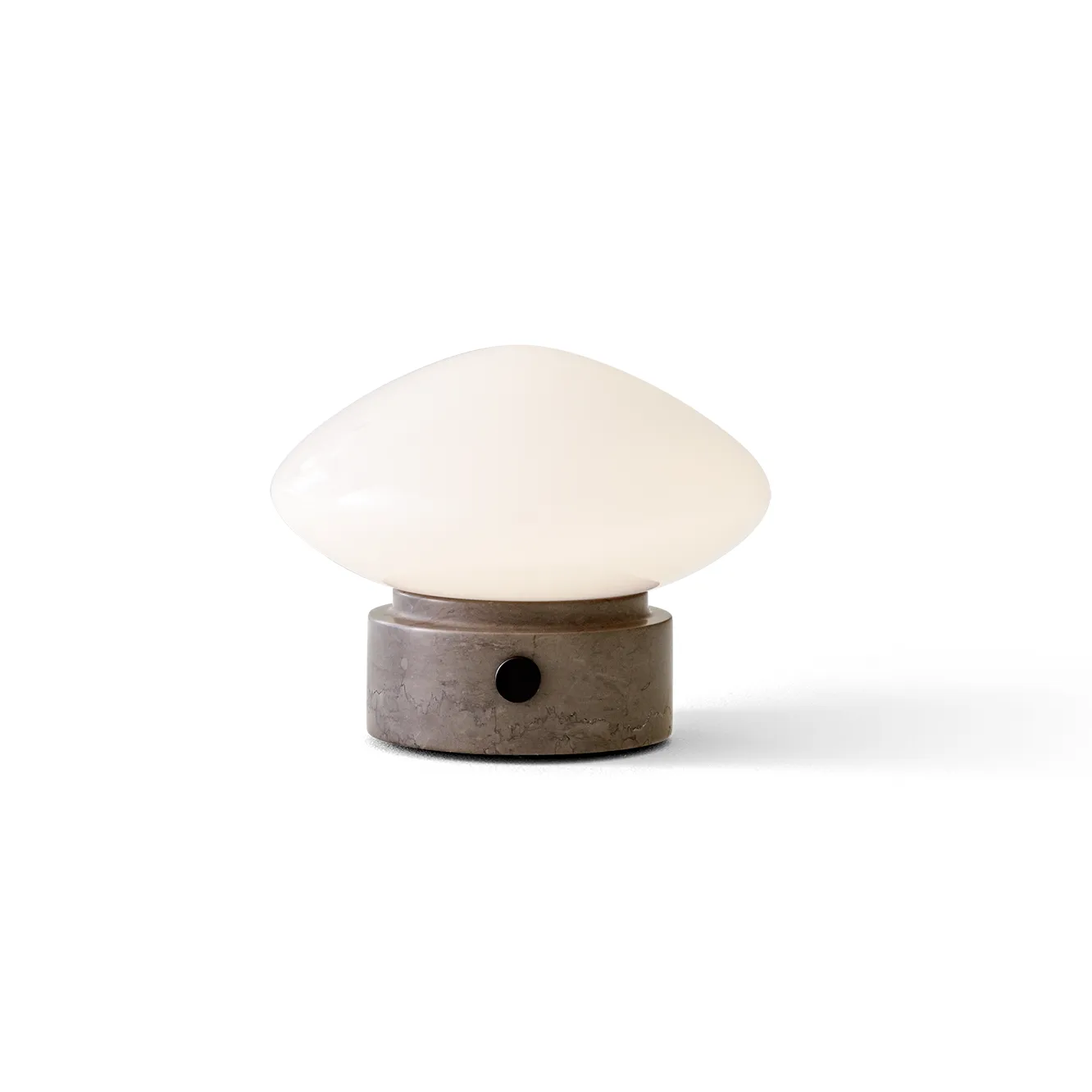 Mist AP21 portable lamp 12 cm, Grigio Caldo-opal glass &Tradition