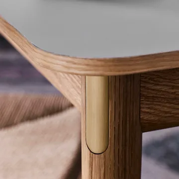Patch HW1 dining table - Griogo londra. smoked oiled oak stand - &Tradition