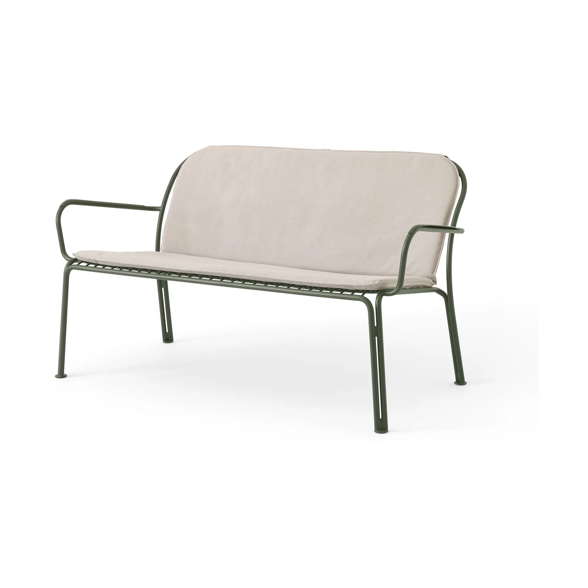 Thorvald bench SC111 seat cushion, Heritage papyrus, 122.5 cm &Tradition