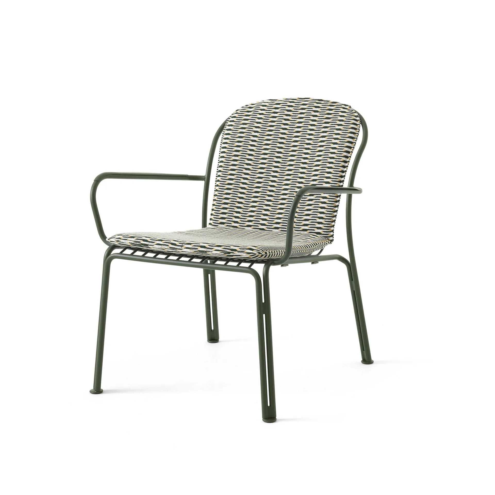 Thorvald Lounge Chair SC100/SC101 cushion, Sunbrella Marquetry Bora &Tradition