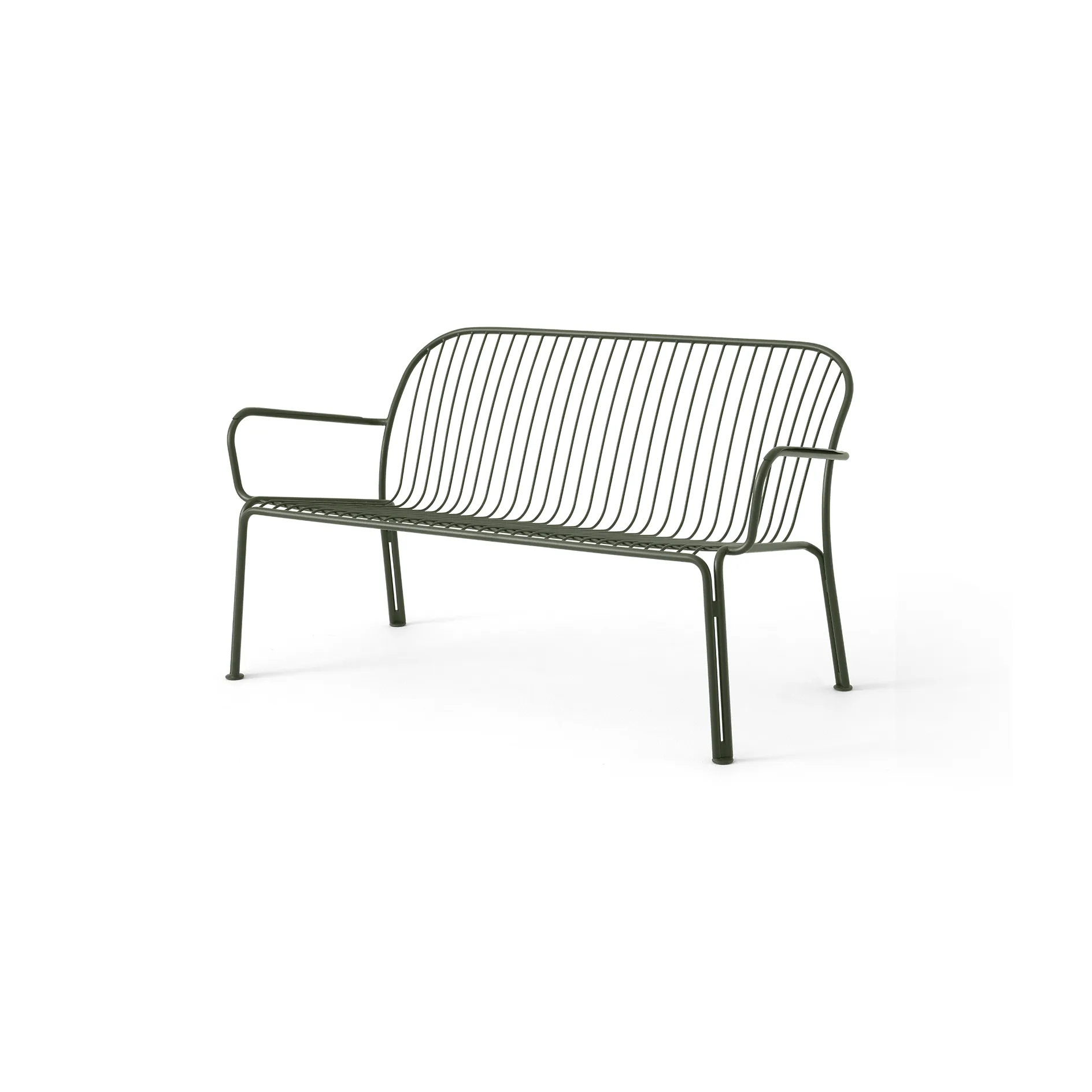 Thorvald SC110 lounge sofa, Bronze green, 143 cm &Tradition