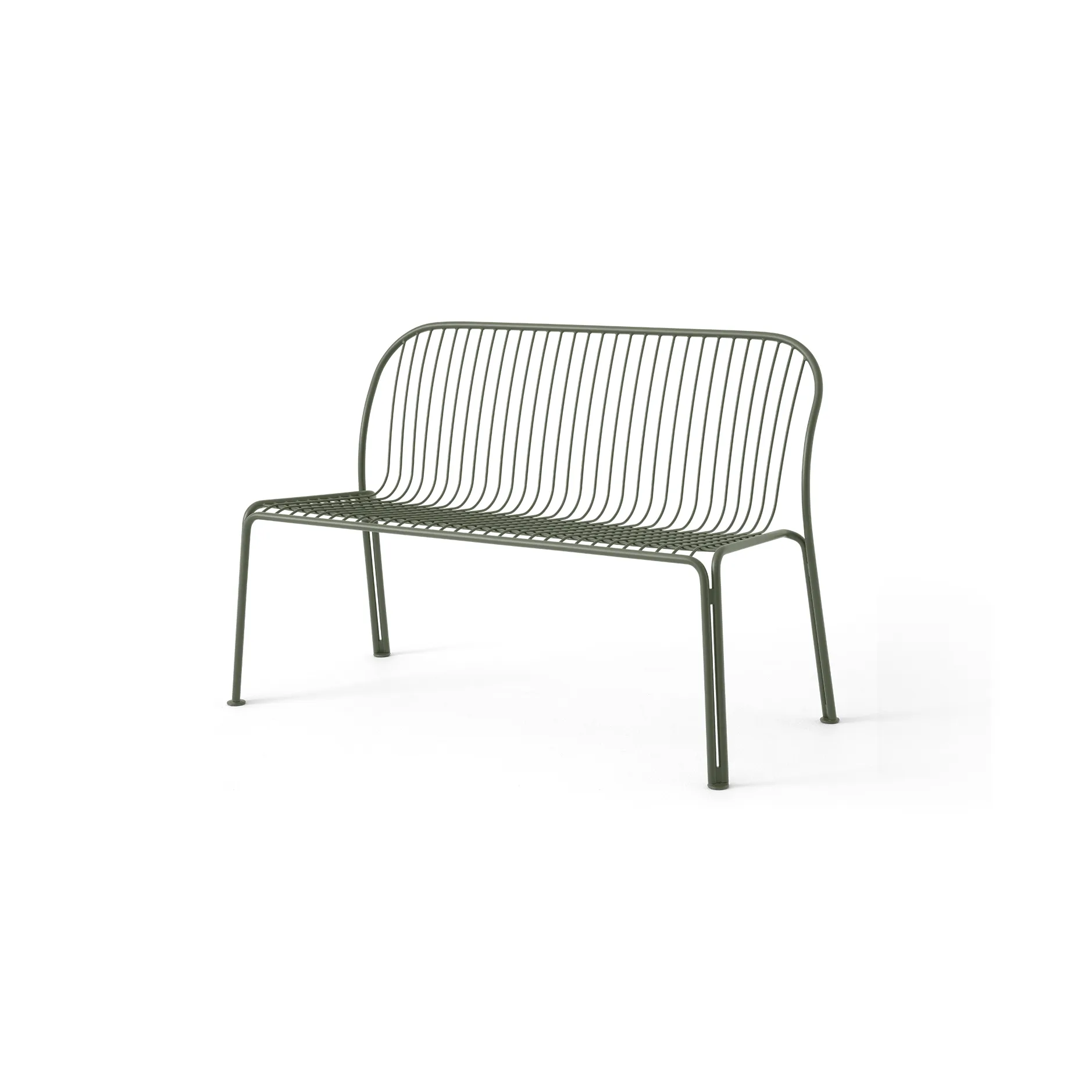 Thorvald SC111 bench, Bronze green, 129 cm &Tradition