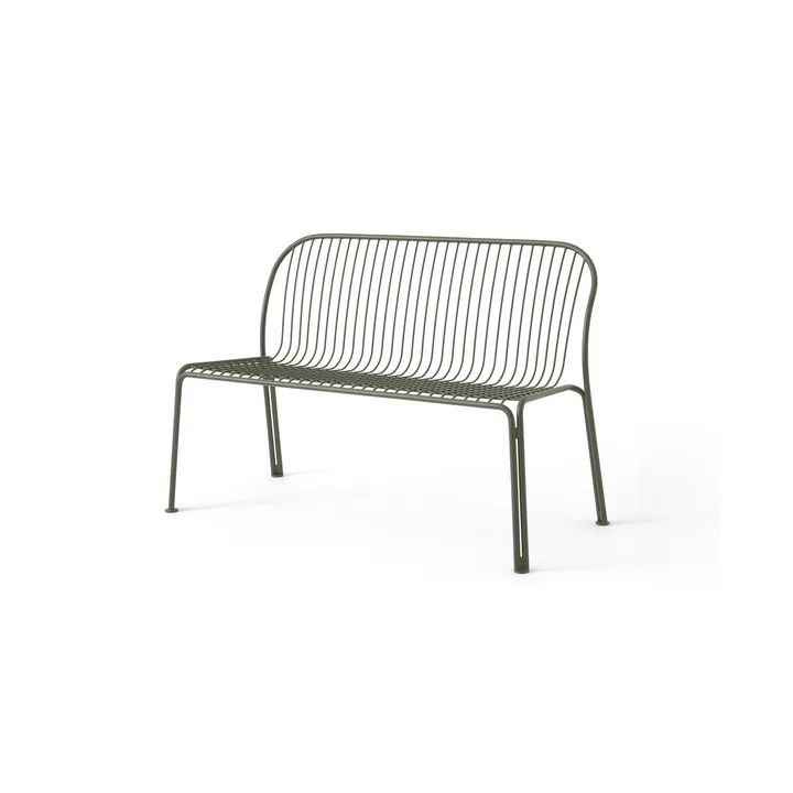 Thorvald SC111 bench - Bronze green, 129 cm - &Tradition