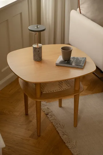 Asteria Move Mini table lamp Ø12x25,5 cm - Grey Marble-brass - Umage