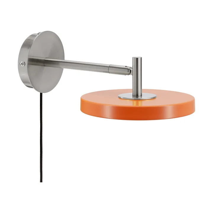 Asteria Wall wall lamp - Short, Nuance orange-chrome - Umage